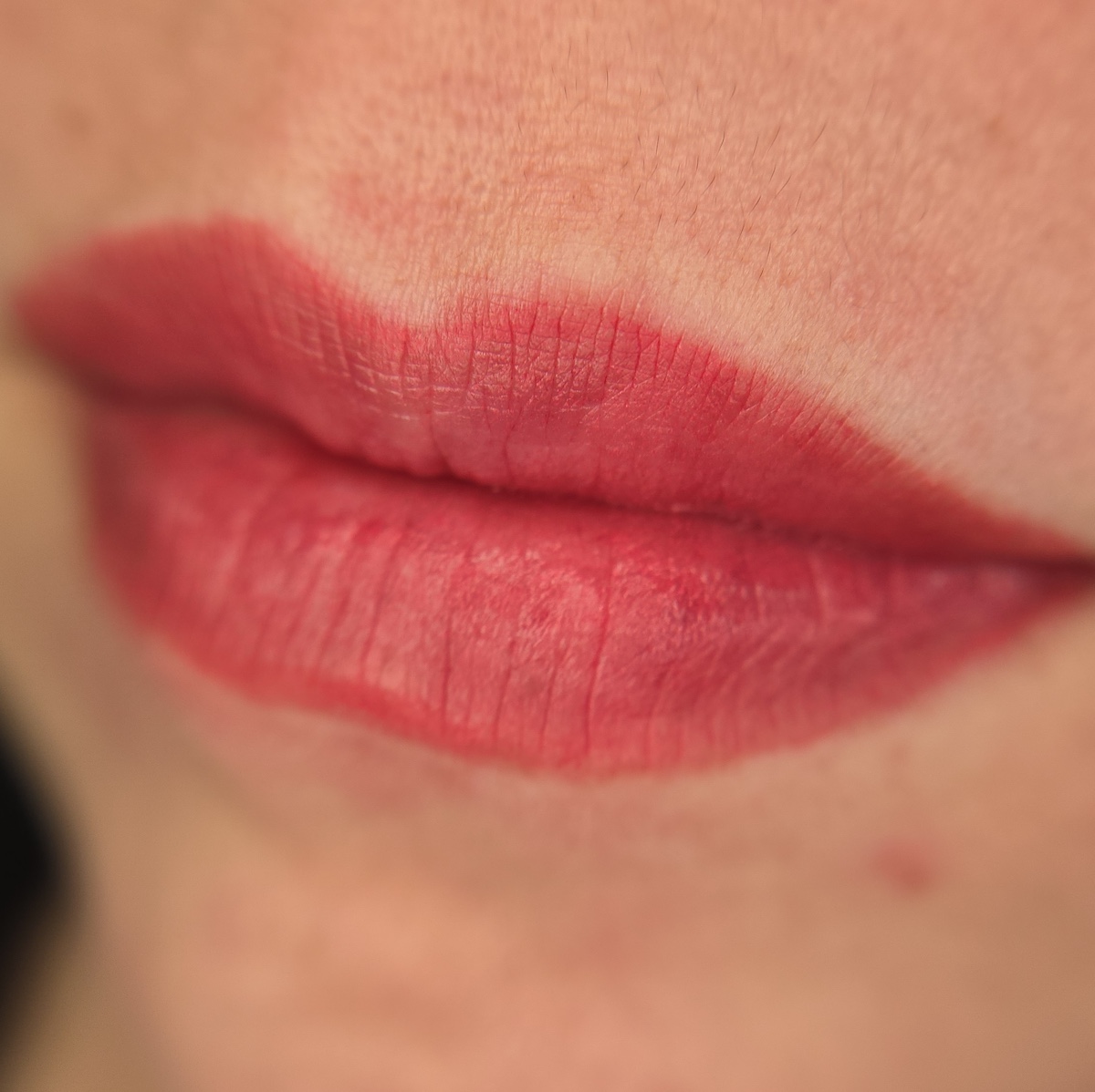 Lip coloring result