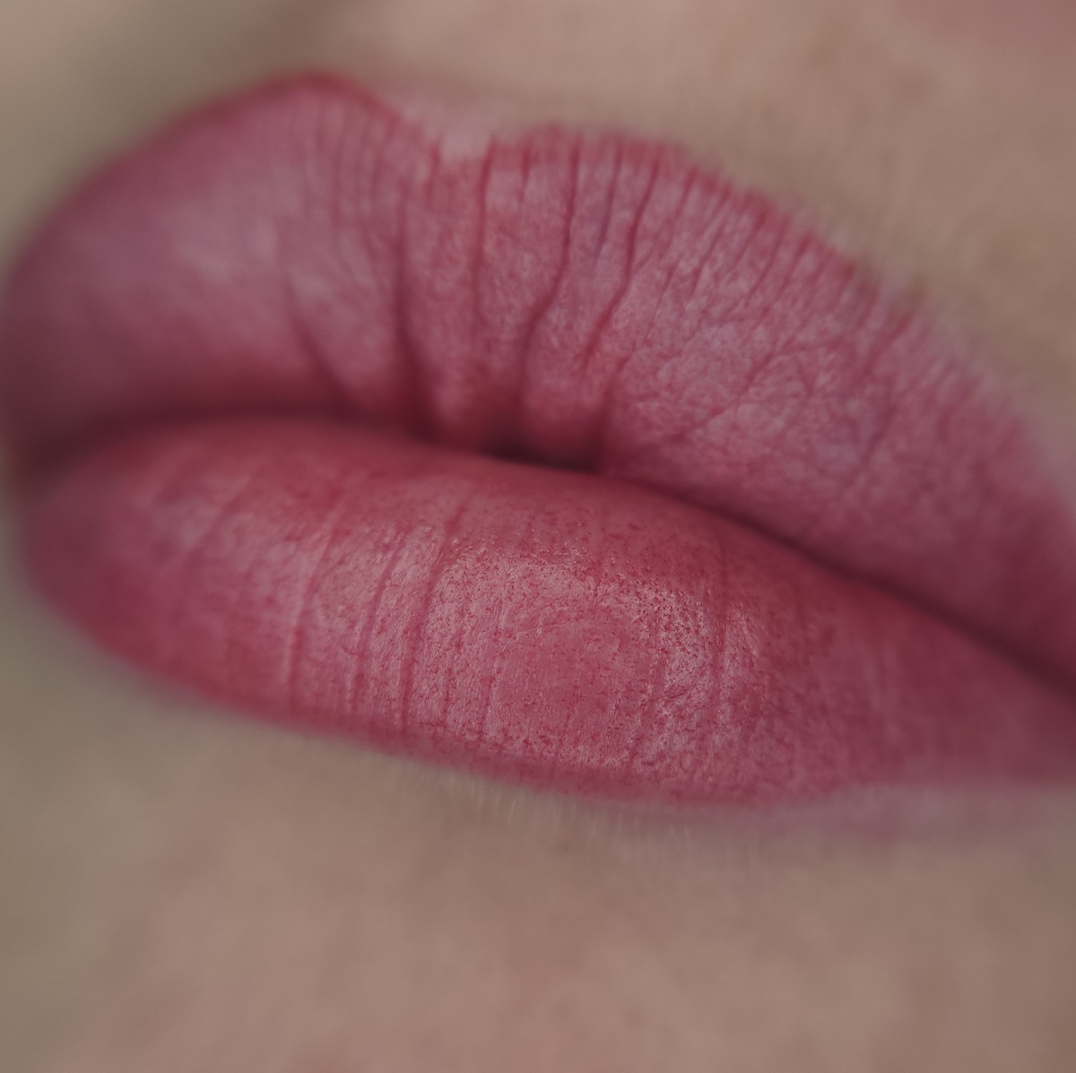 Lip coloring result
